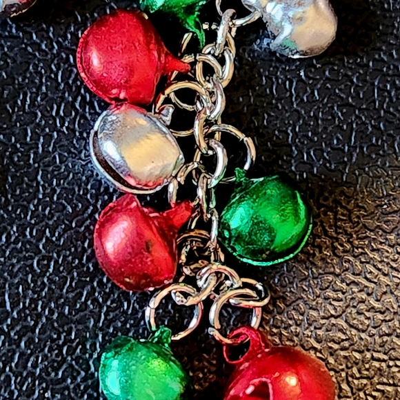 Miniature Christmas Bells Dangle Earrings Christmas Season Holiday Season NWT - Picture 3 of 6